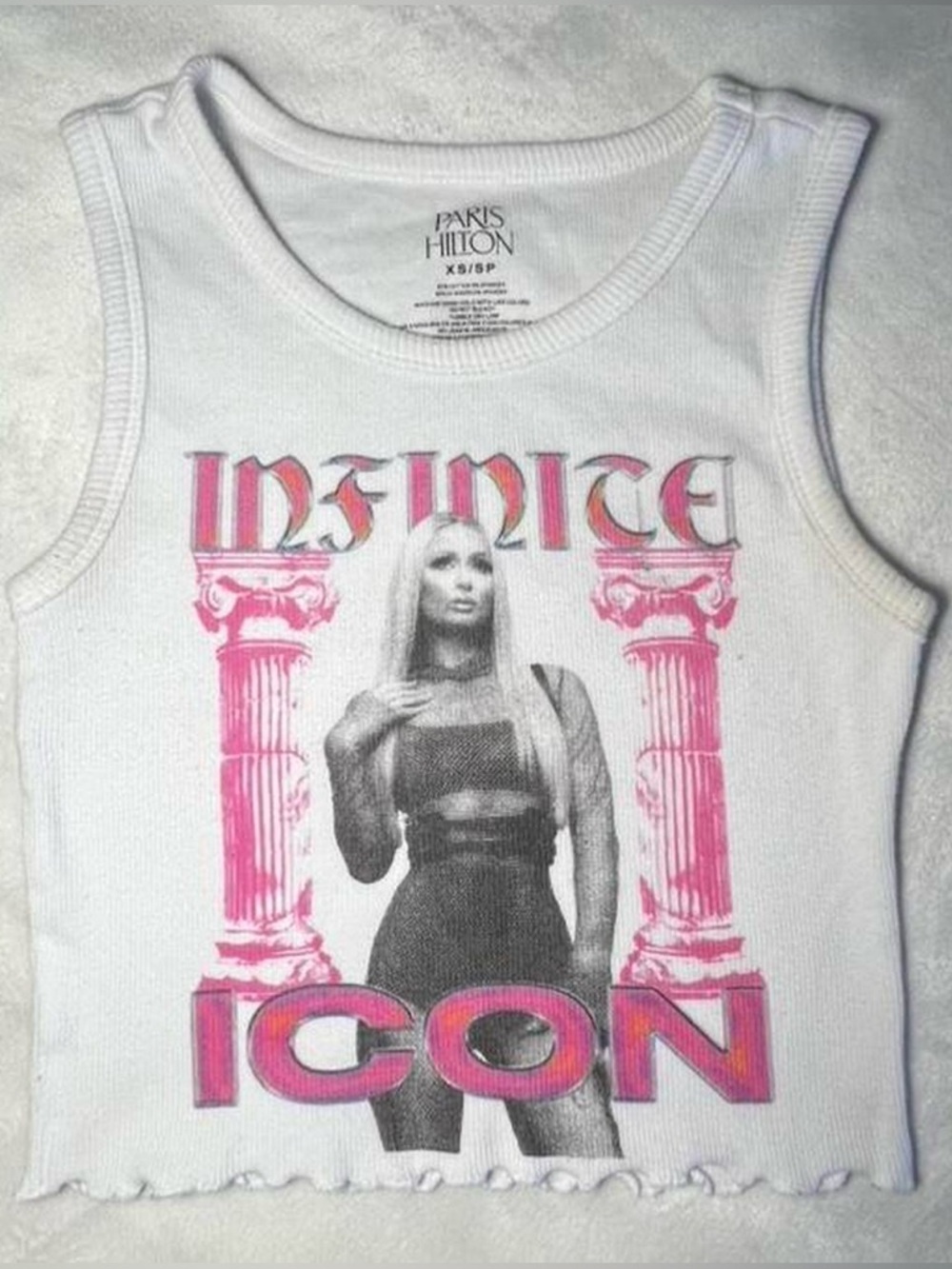Paris Hilton Infinite Icon White Tank